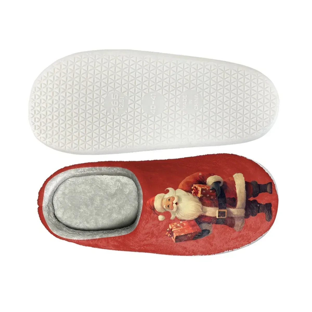 Chausson de Noël Couple – Motifs Festifs – Image 7