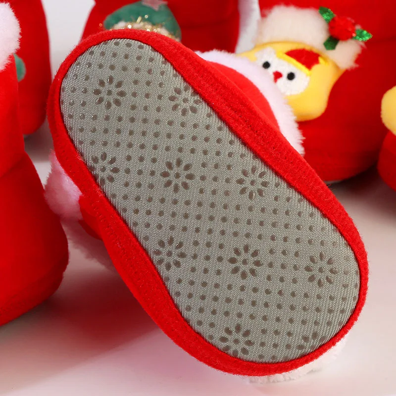 Chausson de Noël Bébé – Bottine Rouge – Image 6