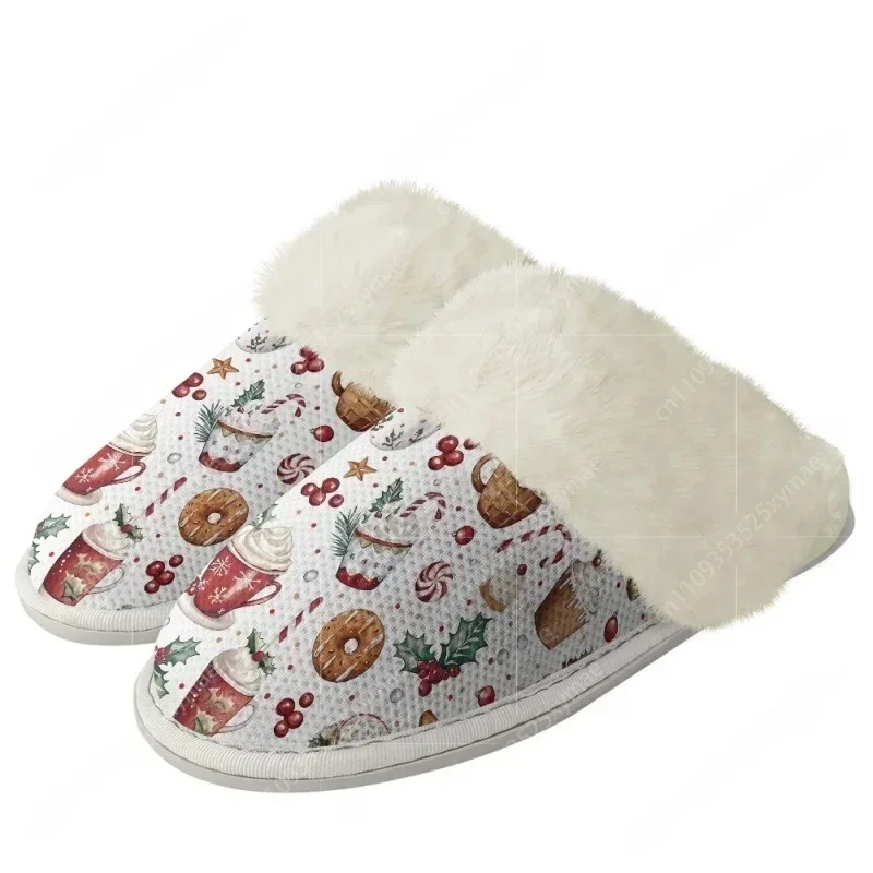 Chausson de Noël Adulte – Père Noël et Flocon – Image 4
