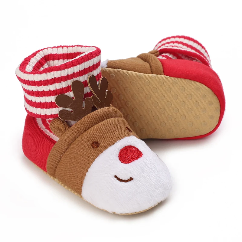 Chausson de Noël Bébé – Rouge et Blanc – Image 4