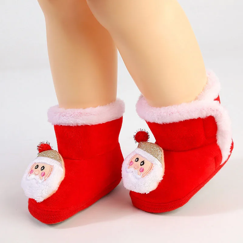 Chausson de Noël Bébé – Bottine Rouge