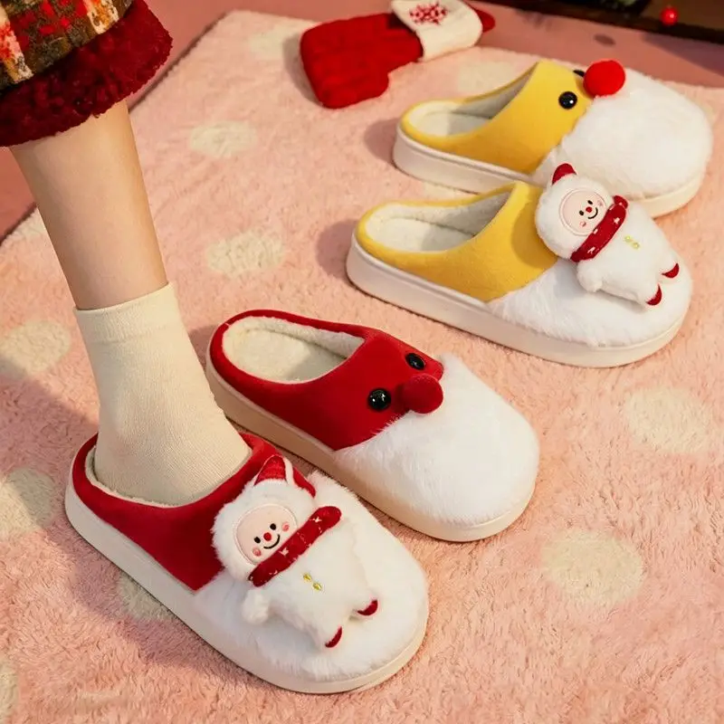 Chausson Bonhomme de Noël – Fourré – Image 2