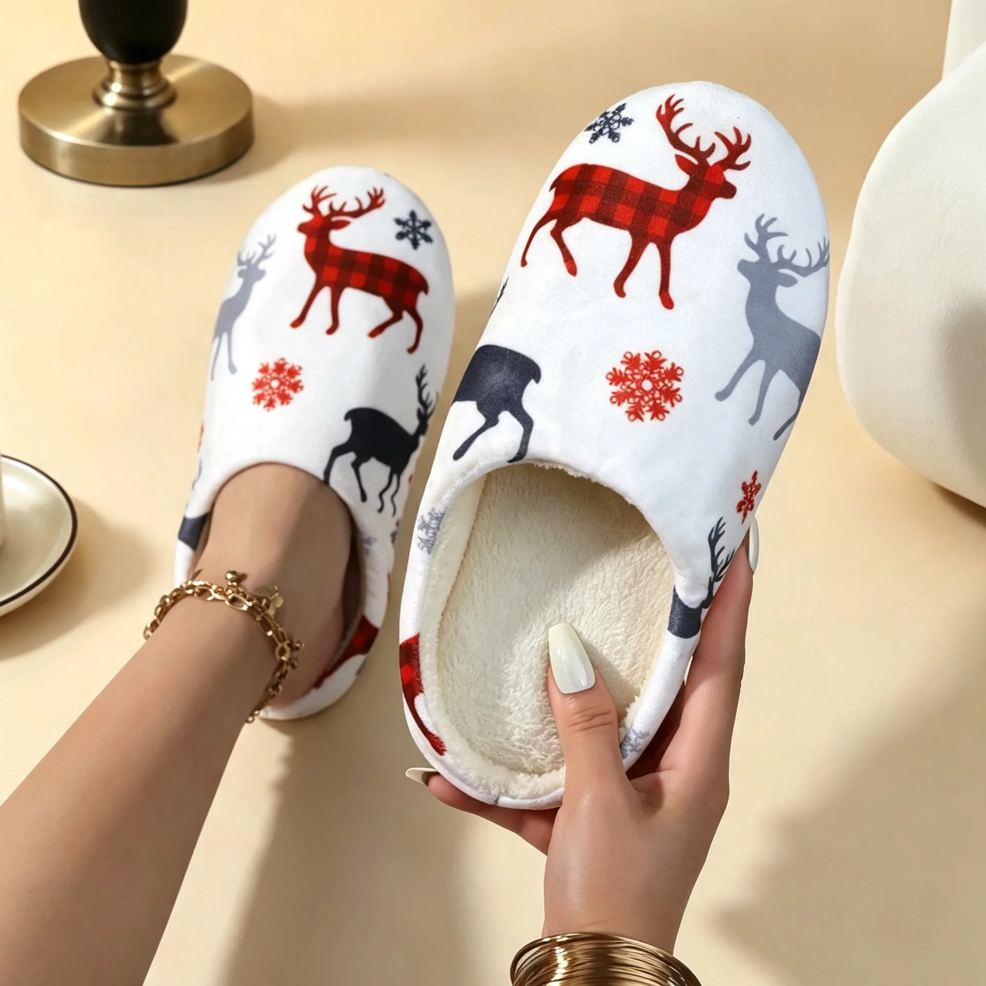 Chausson de Noël Couple – Rouge, Vert ou Blanc – Image 7