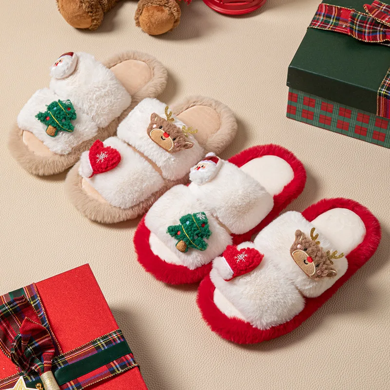 Chausson de Noël Femme – Mule Fourrée – Image 6