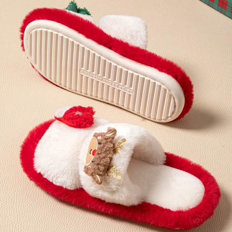 Chausson de Noël Femme – Mule Fourrée – Image 5