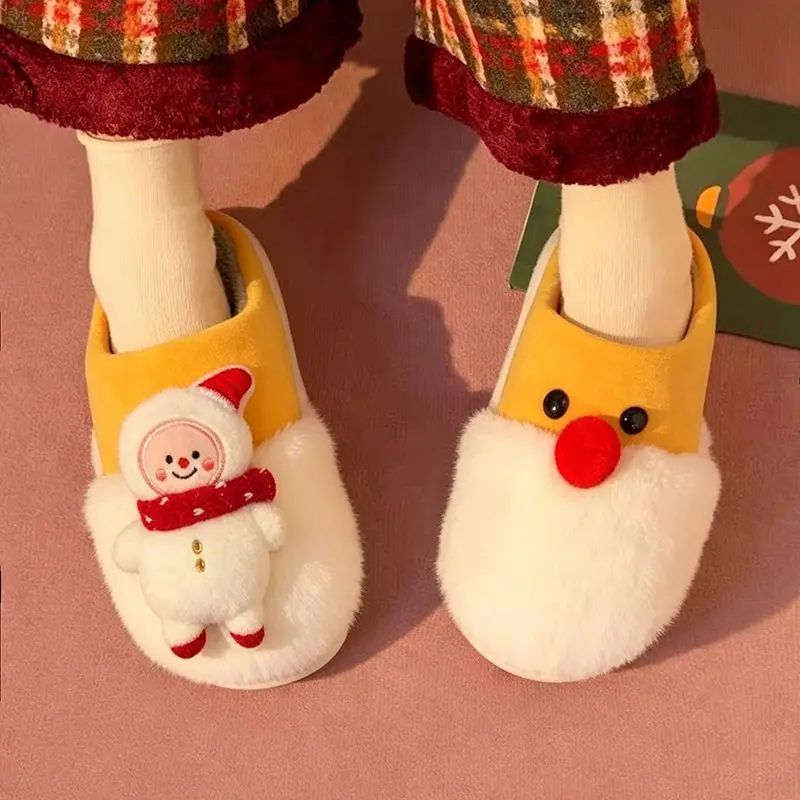Chausson Bonhomme de Noël – Fourré – Image 4