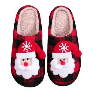 Chausson de Noël Adulte – Père Noël Peluche