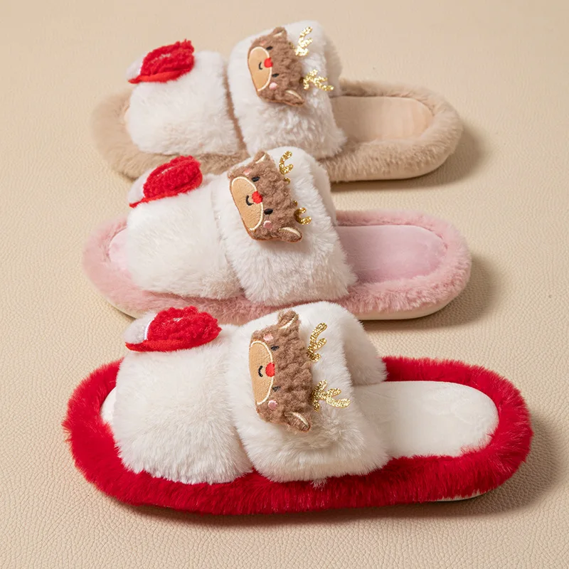 Chausson de Noël Femme – Mule Fourrée – Image 4