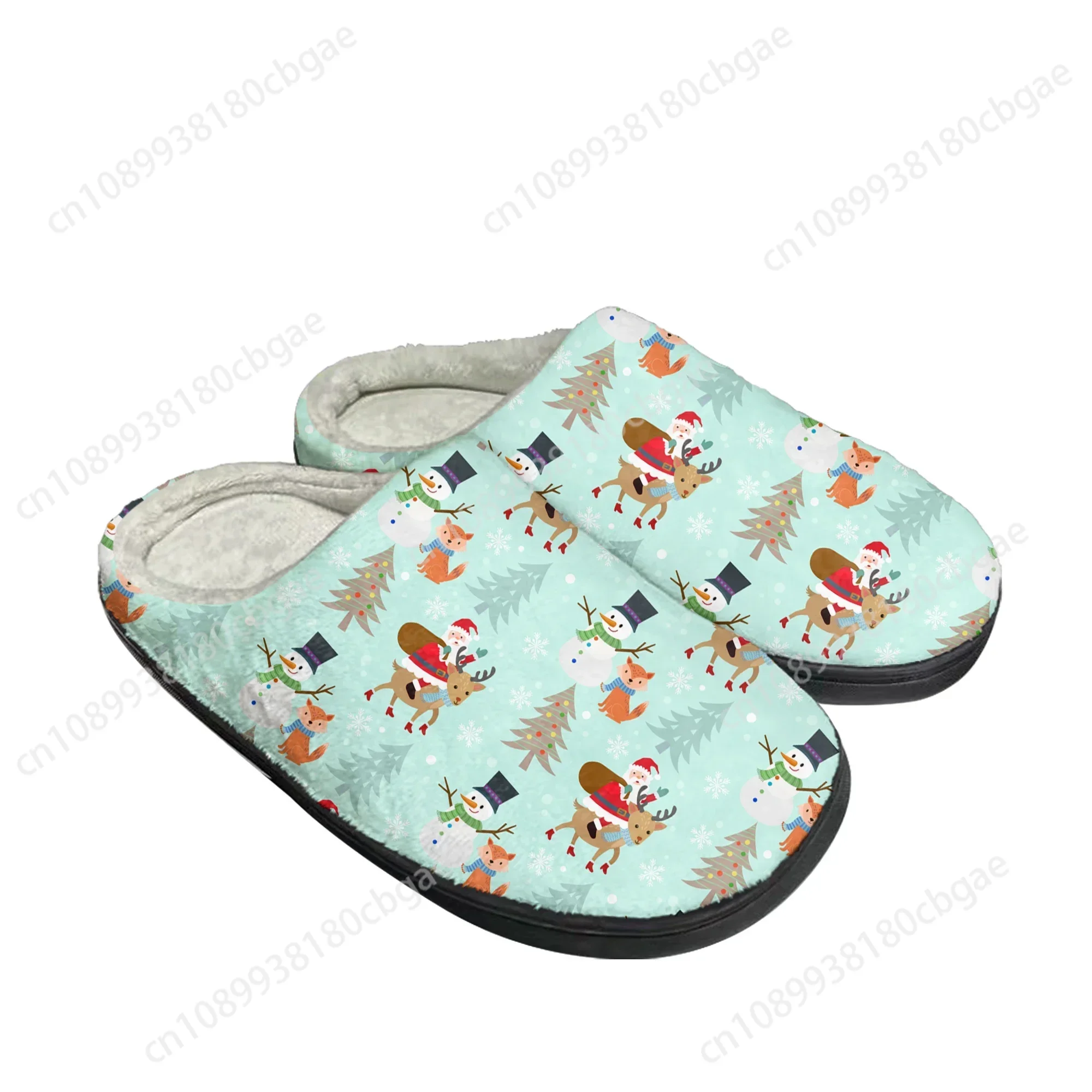 Chausson de Noël Adulte – Père Noël et Flocons – Image 7