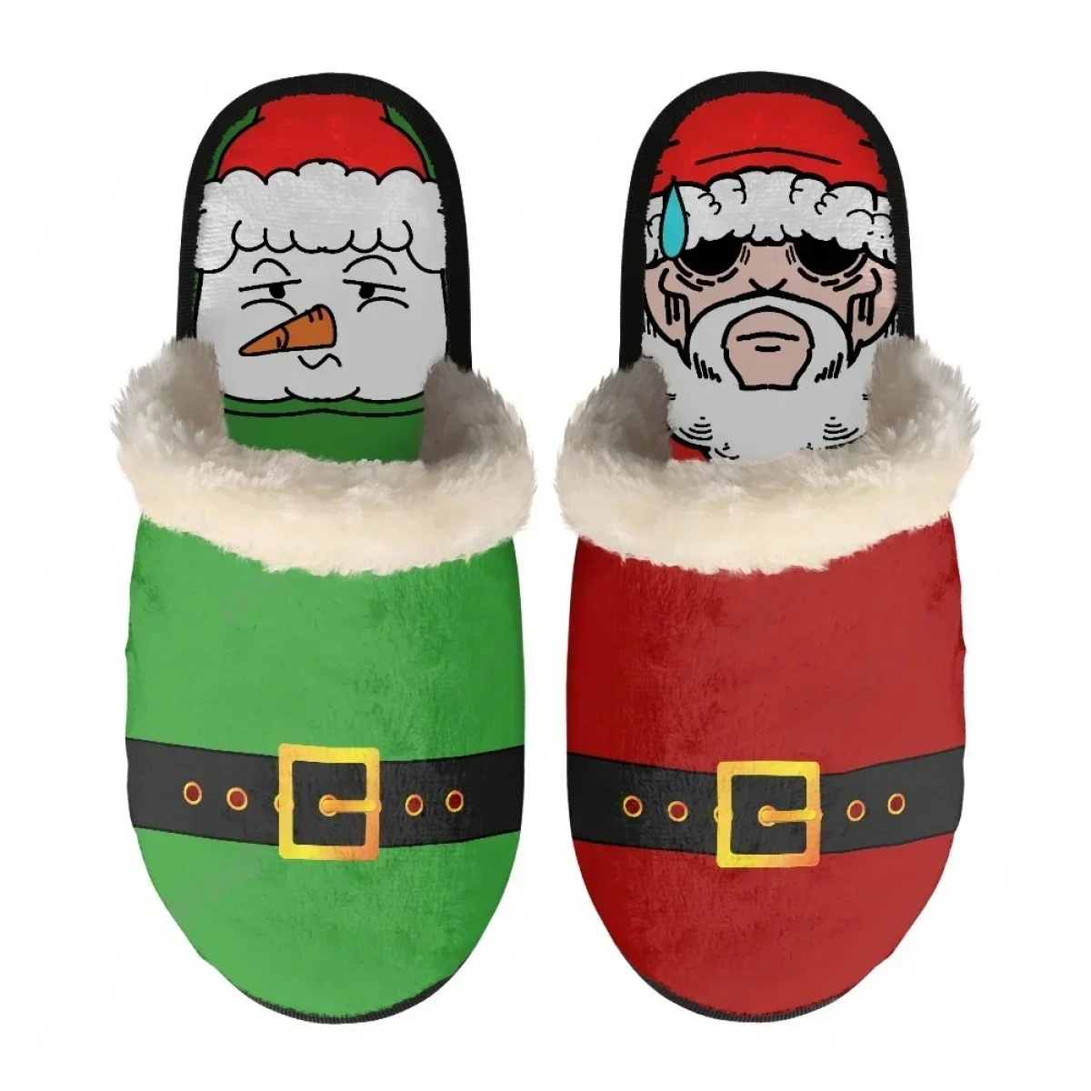 Chausson Bonhomme de Noël Adulte – Peluche – Image 2