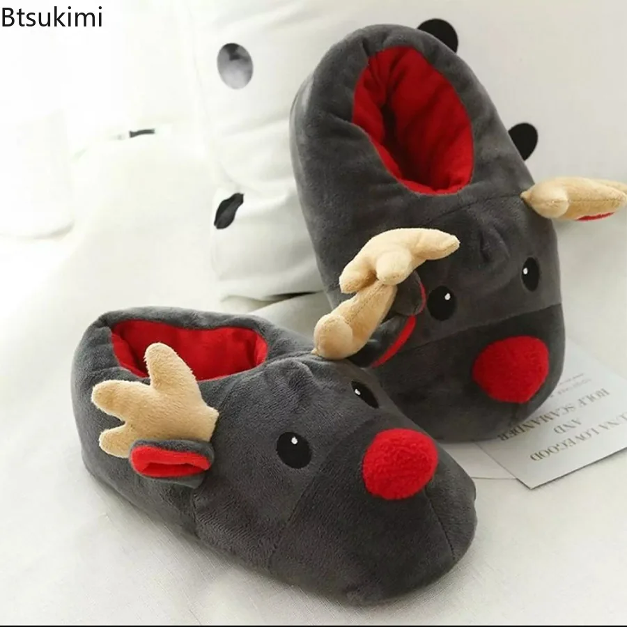 Chausson Renne de Noël Adulte – Taille Unique – Image 2