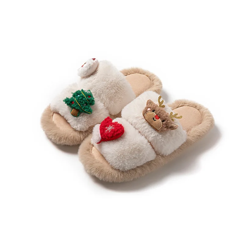 Chausson de Noël Femme – Mule Fourrée – Image 7