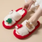 Chausson de Noël Femme – Mule Fourrée