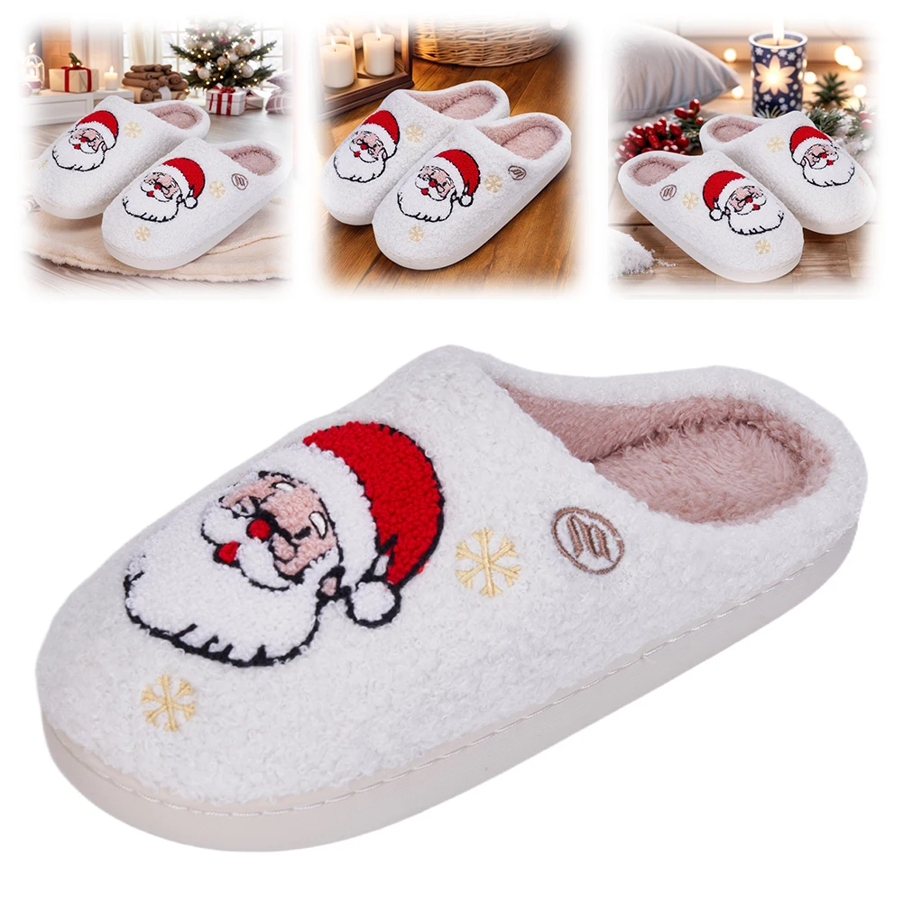 Chausson de Noël Adulte – Père Noël Fourré – Image 2