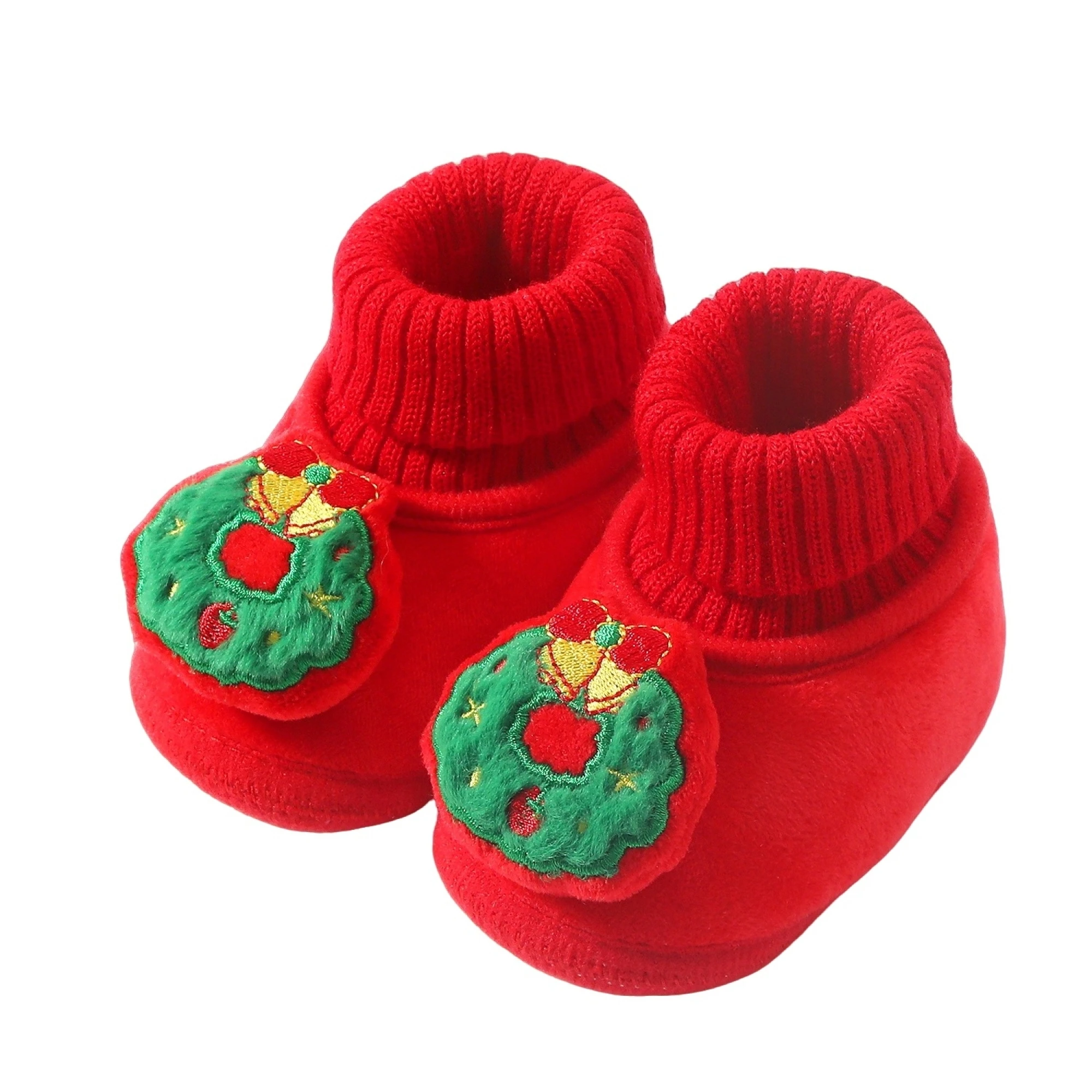 Chausson de Noël Bébé – Motifs Tricotés – Image 7