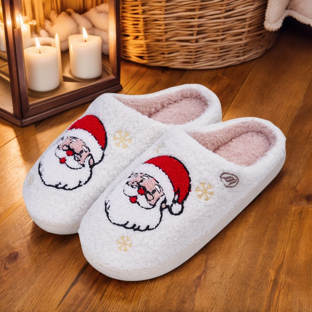Chausson de Noël Adulte – Père Noël Fourré – Image 3